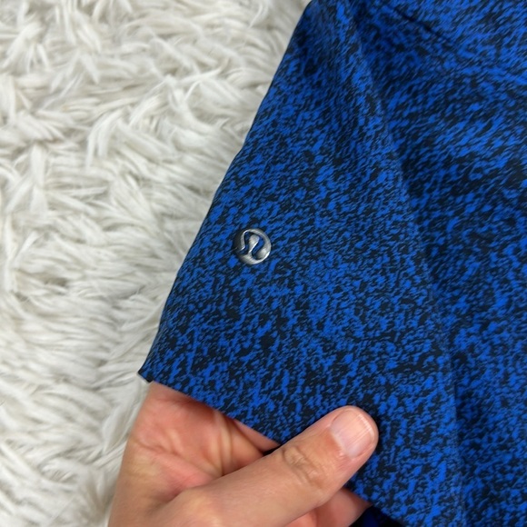 Lululemon Breakaway Short (3") Circuit Cerulean Blue Black / Black - Picture 5 of 7